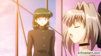 Busty hentai coed double penetration by shemale anime Busty hentai coed double penetration by shemale anime