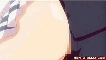 Hentai Porn Video - Coed Gets Squeezed, Big Boobs Doggy Style Fuck