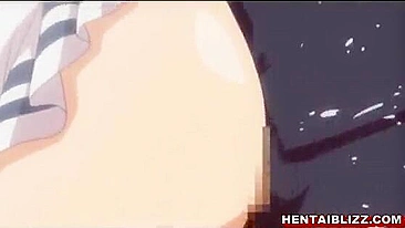 Hentai Porn Video - Coed Gets Squeezed, Big Boobs Doggy Style Fuck