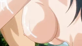 Busty Japanese Hentai Blowjob a Cock, anime,  busty,  japanese,  hentai,  blowjob