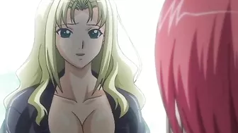 Busty Japanese Hentai Blowjob a Cock, anime,  busty,  japanese,  hentai,  blowjob