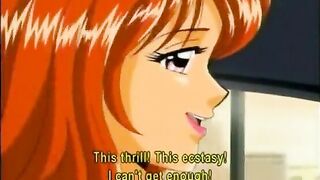 Redhead Hentai Bigtits Fucking in the Bathtub - A Steamy Anime Experience