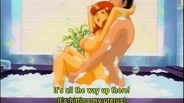Redhead Hentai Bigtits Fucking in the Bathtub - A Steamy Anime Experience