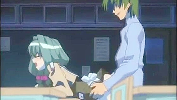 Cute Hentai Coed Sucking Bigcock and Doing Doggystyle Fucking in Class - Anime, Cute, Hentai, Coed, Sucking, Bigcock, Doggystyle