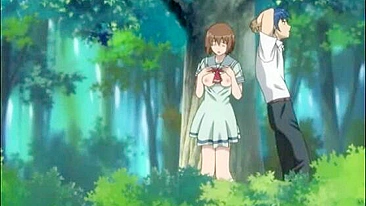 Schoolgirl Gets Fingered and Fucked in the Park, Hentai Anime with Hot Pussy Action