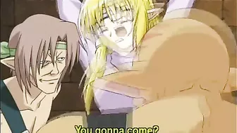Virgin Elf Chained and Fucked by Bandits - Anime Hentai Porn