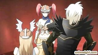 Bondage Princess Threesome Fucking - Anime BDSM