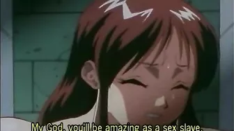 Tentacle Drilling Pussy Bondage in Chained Hentai Anime