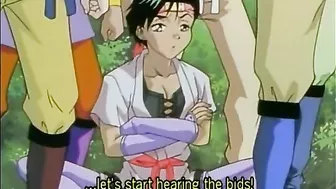 Tentacle Drilling Pussy Bondage in Chained Hentai Anime