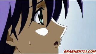 Busty hentai hot sucking cock and wetpussy fucking, Anime, XXX