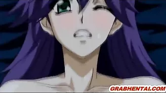 Busty hentai hot sucking cock and wetpussy fucking, Anime, XXX