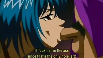 Bondage hentai gets ass and mouth fucked, anime,  bondage,  hentai,  roped,  ass