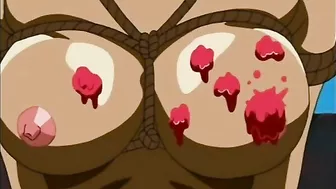 Bondage hentai gets ass and mouth fucked, anime,  bondage,  hentai,  roped,  ass