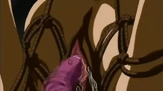 Bondage hentai gets ass and mouth fucked, anime,  bondage,  hentai,  roped,  ass