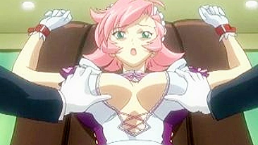 Hentai Maid Gets Squeezed and Fucked While Chained