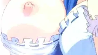 Busty Anime Hentai Posing in Public - Sexy Porn Video