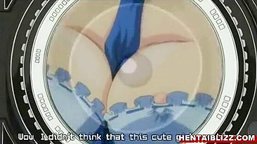Busty Anime Hentai Posing in Public - Sexy Porn Video