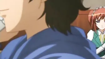 Hentai Maid Tittyfucking and Facial Cumshots - Anime Sex