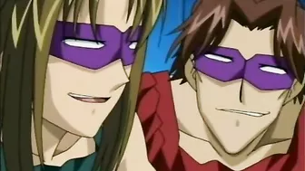 Tied-up Anime Babe Gets Fucked by Brats