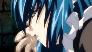 Hentai Maid Gets Ass Injection with Enema and Chains - Anime Porn