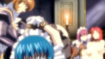 Hentai Maid Gets Ass Injection with Enema and Chains - Anime Porn