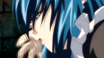 Hentai Maid Gets Ass Injection with Enema and Chains - Anime Porn