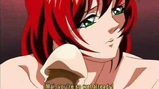 Redhead hentai sixty-nine style oral sex and riding cock - Anime