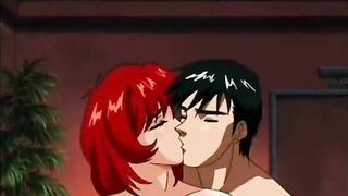 Redhead hentai sixty-nine style oral sex and riding cock - Anime