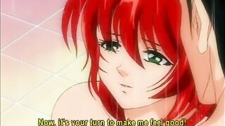 Redhead hentai sixty-nine style oral sex and riding cock - Anime