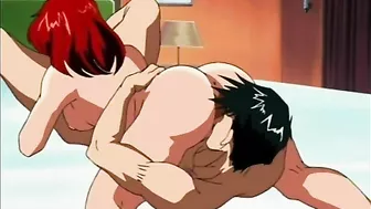Redhead hentai sixty-nine style oral sex and riding cock - Anime Redhead hentai sixty-nine style oral sex and riding cock - Anime