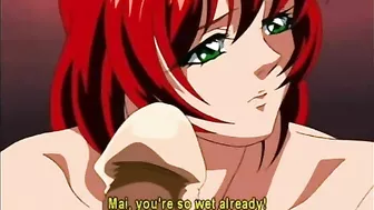 Redhead hentai sixty-nine style oral sex and riding cock - Anime