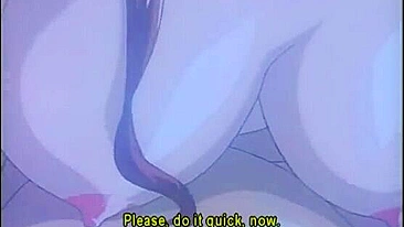 Busty hentai tittyfucking and licking stiff cock, anime - Watch now!