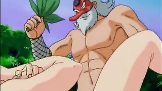 Redhead hentai girl hot riding a old guy cock, Anime, XXX