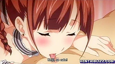Hentai Maids Sharing a Stiff Dick - Anime Porn Video