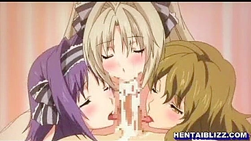 Hentai Maids Sharing a Stiff Dick - Anime Porn Video