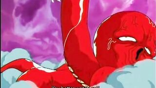 Hentai Girl Drilled by Octopus Tentacles and Levitates on Cock - Watch now!