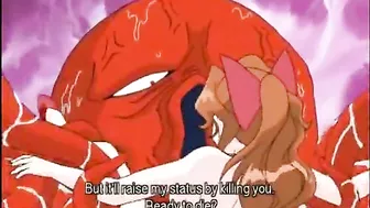 Hentai Girl Drilled by Octopus Tentacles and Levitates on Cock - Watch now!