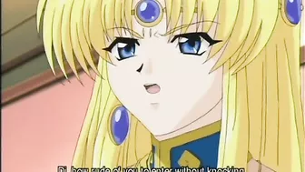 Busty hentai Princess gets squeezed her bigtits