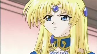 Busty hentai Princess gets squeezed her bigtits