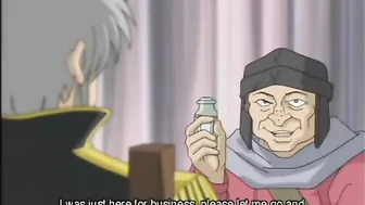 Busty hentai Princess gets squeezed her bigtits