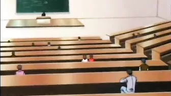 Naughty Anime Coed Fingered Pussy Hot Fucked in Classroom