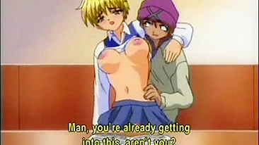 Naughty Anime Coed Fingered Pussy Hot Fucked in Classroom