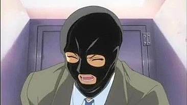 Kidnapped and Fucked by a Masked Man in Hentai Cartoon