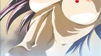Chained hentai gets squeezed by shemale anime, titty fingering