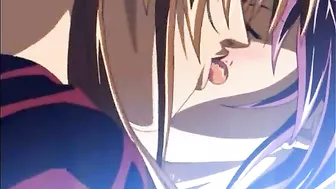 Chained hentai gets squeezed by shemale anime, titty fingering