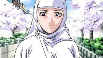 Chained hentai gets squeezed by shemale anime, titty fingering