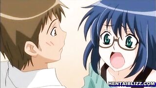 Hentai Girl Self Licks Big Tits and Fingers Wet Pussy in Anime