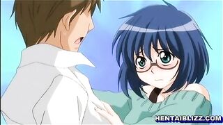 Hentai Girl Self Licks Big Tits and Fingers Wet Pussy in Anime