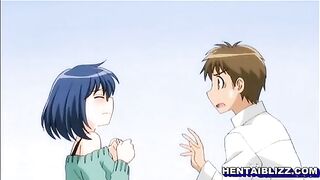 Hentai Girl Self Licks Big Tits and Fingers Wet Pussy in Anime