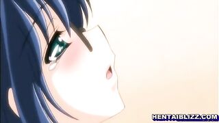 Hentai Girl Self Licks Big Tits and Fingers Wet Pussy in Anime